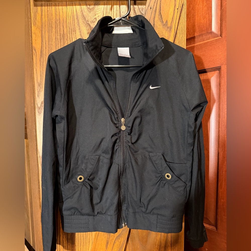 Nike Black and Gray Athletic Jacket
